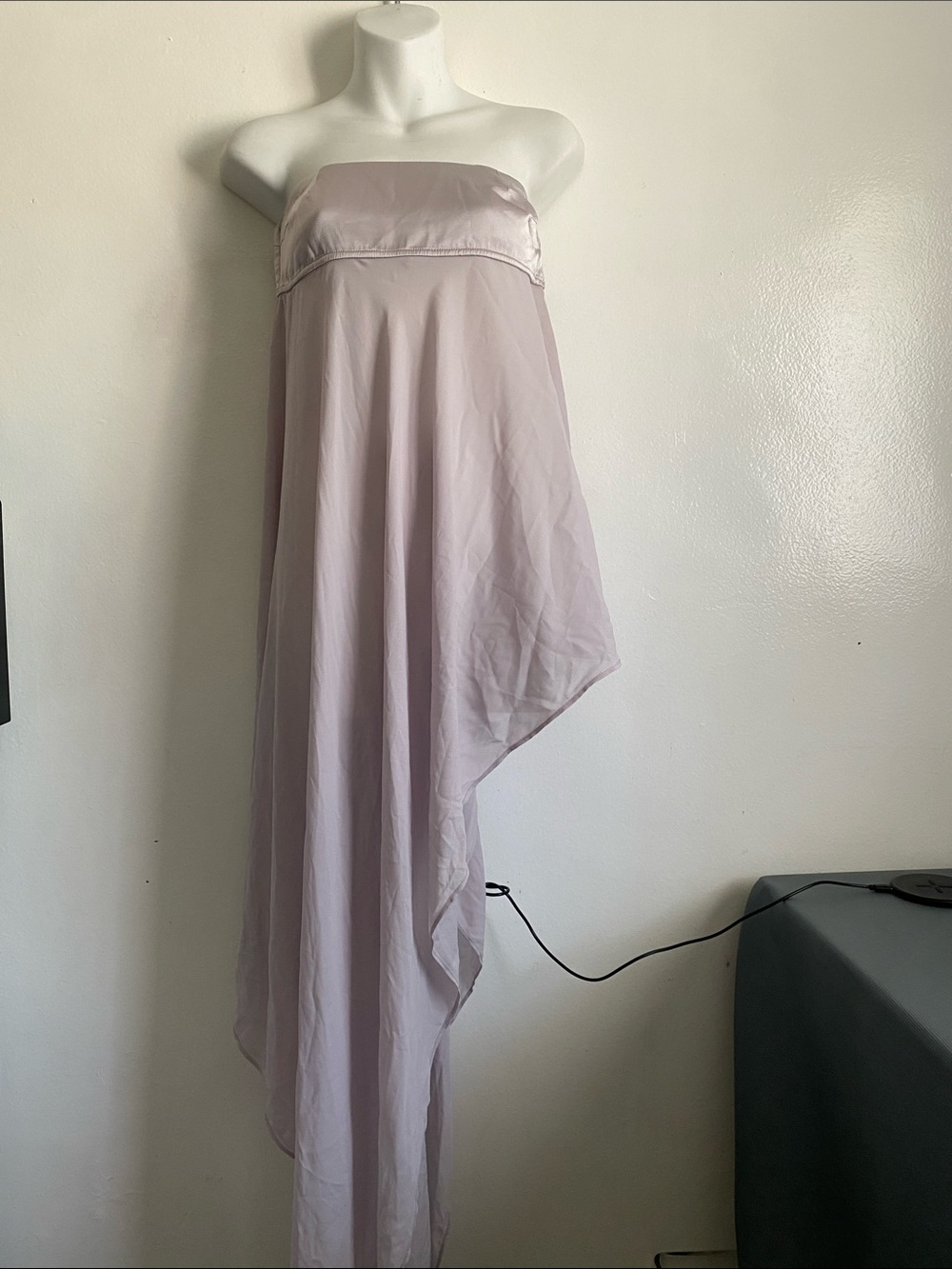 Lovers + Friends Strapless High-Low Skirt in Light Lavender
